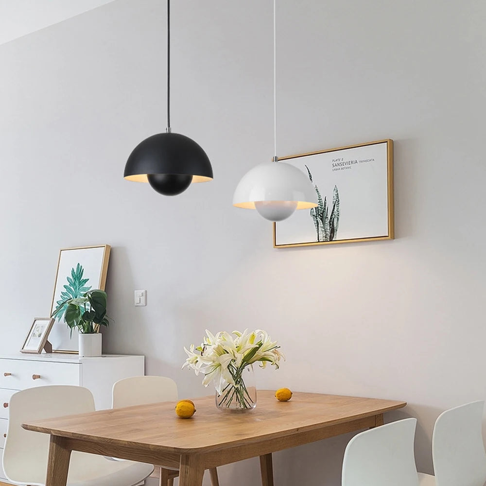 Modern Semicircular Pendant Light