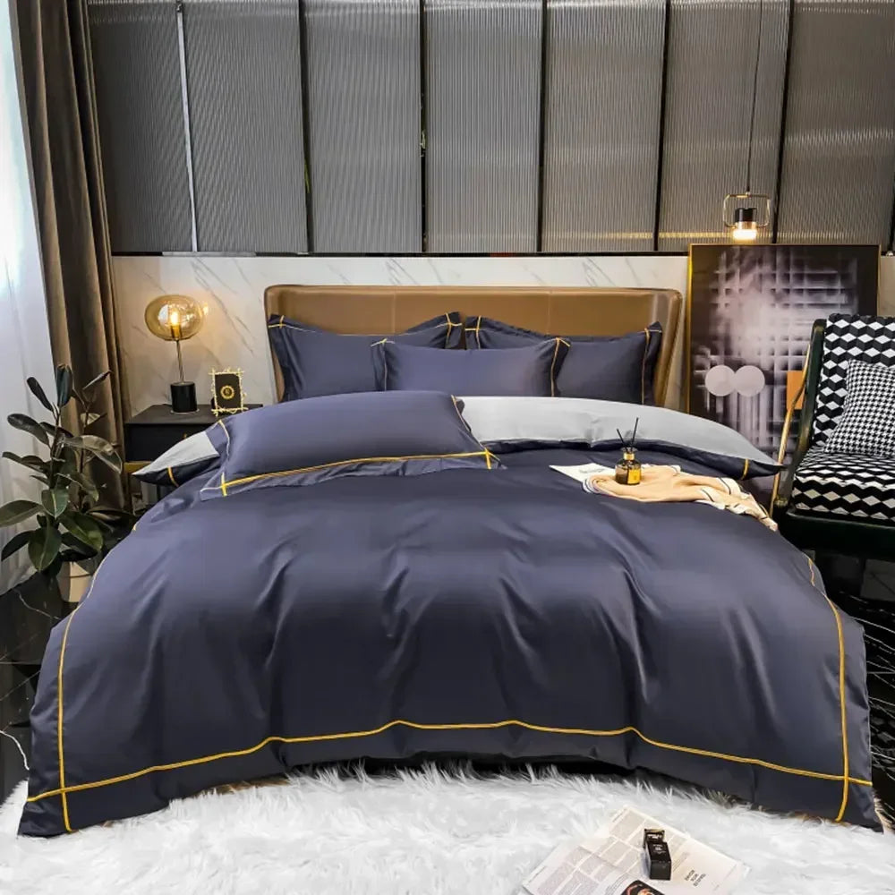 Solid Color Egyptian Cotton Bedding Sets