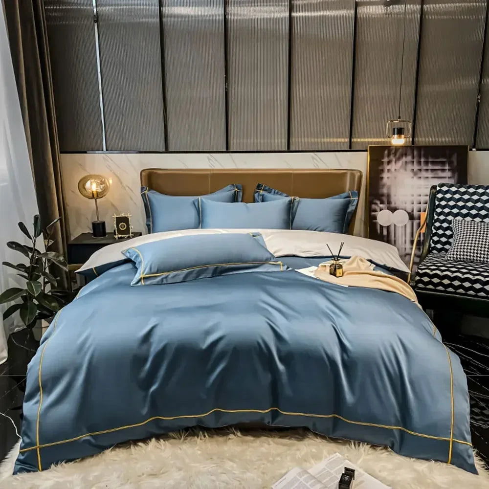 Solid Color Egyptian Cotton Bedding Sets