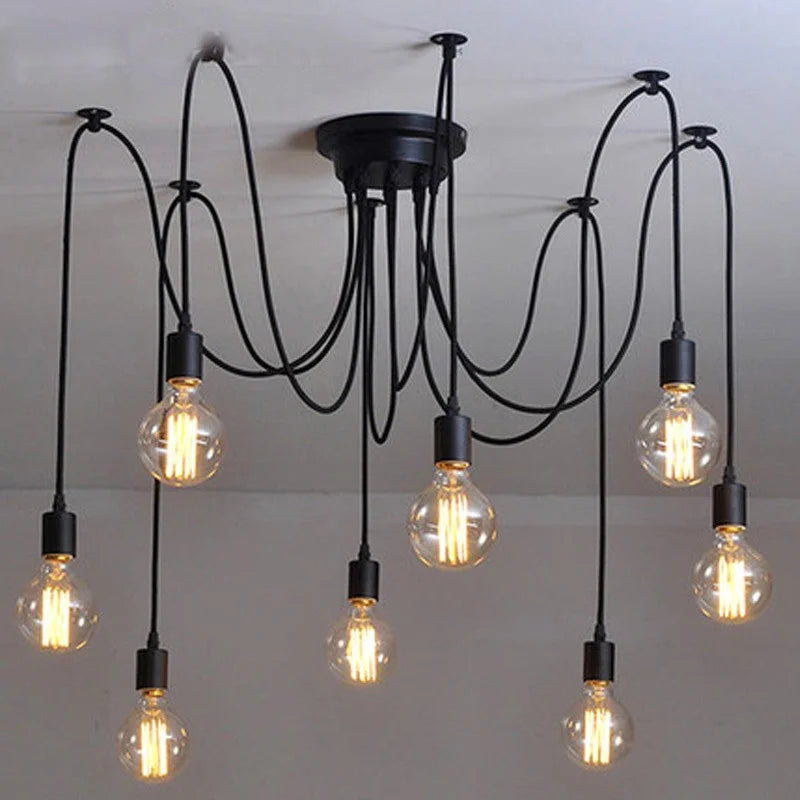 Retro Spider Chandelier Pendant Light