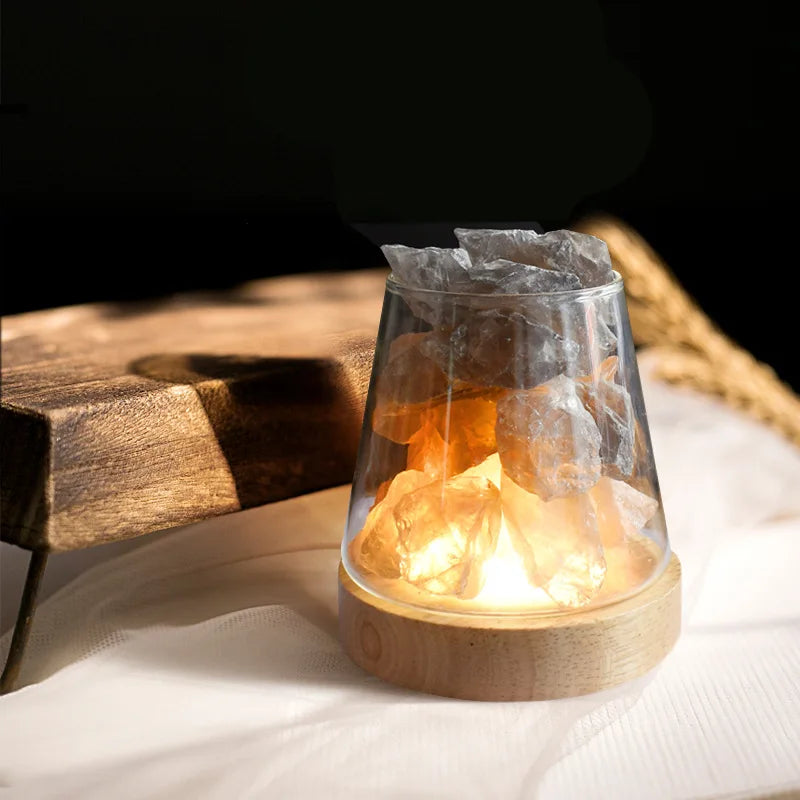 Himalayan Salt Lamp & Oil Diffuser