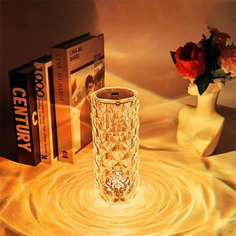 Rose Pattern Portable RGB Lamp