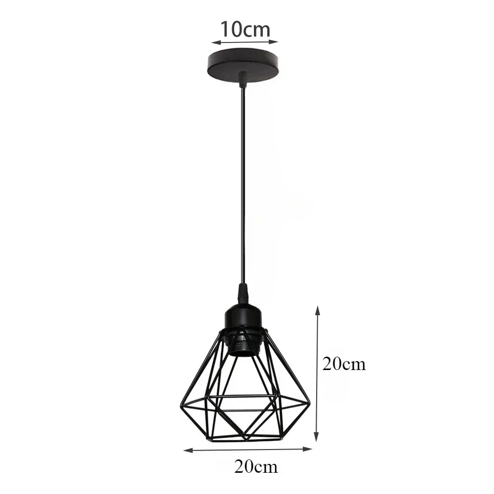 Nordic Single Head Iron Pendant Light