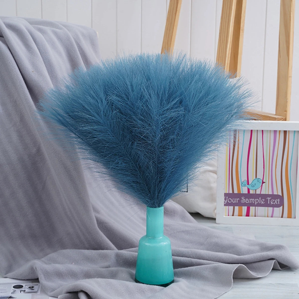 Artificial Pampas Grass Set