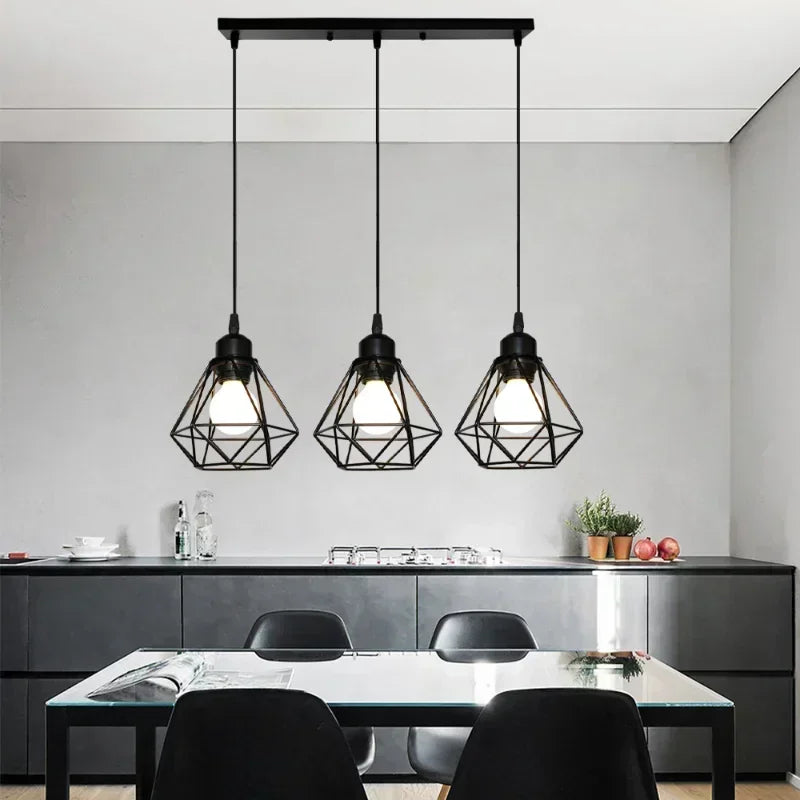 Nordic Single Head Iron Pendant Light