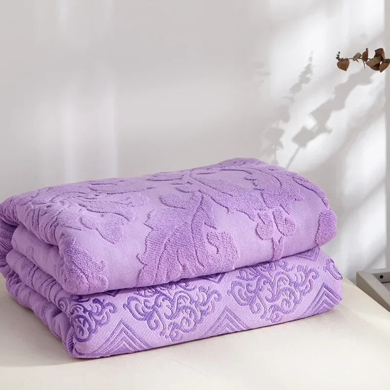 Jacquard Cotton Towel Blanket