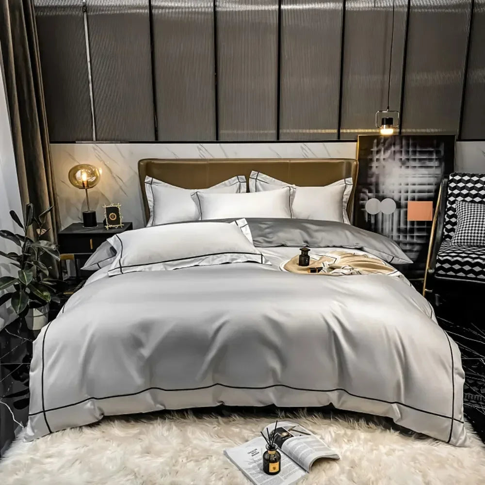 Solid Color Egyptian Cotton Bedding Sets
