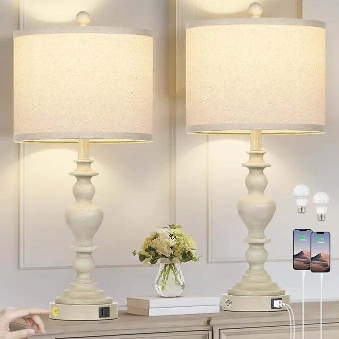 Dimmable Farmhouse Table Lamps