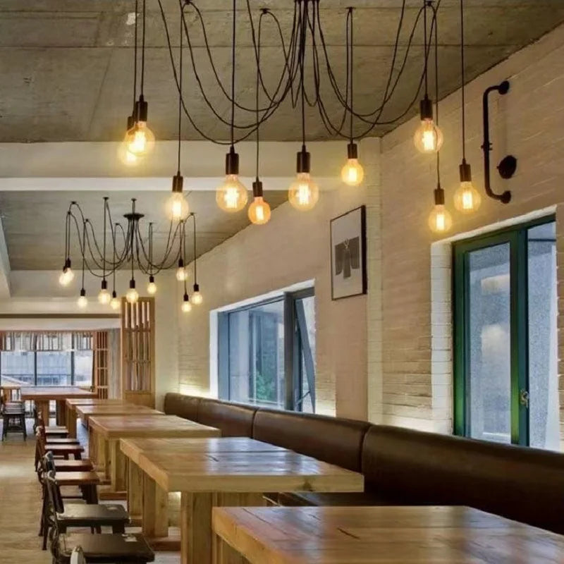 Retro Spider Chandelier Pendant Light