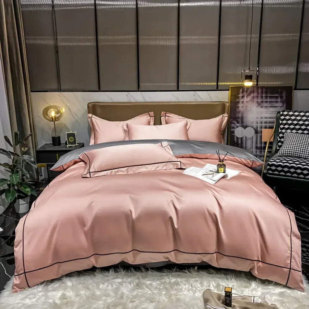 Solid Color Egyptian Cotton Bedding Sets