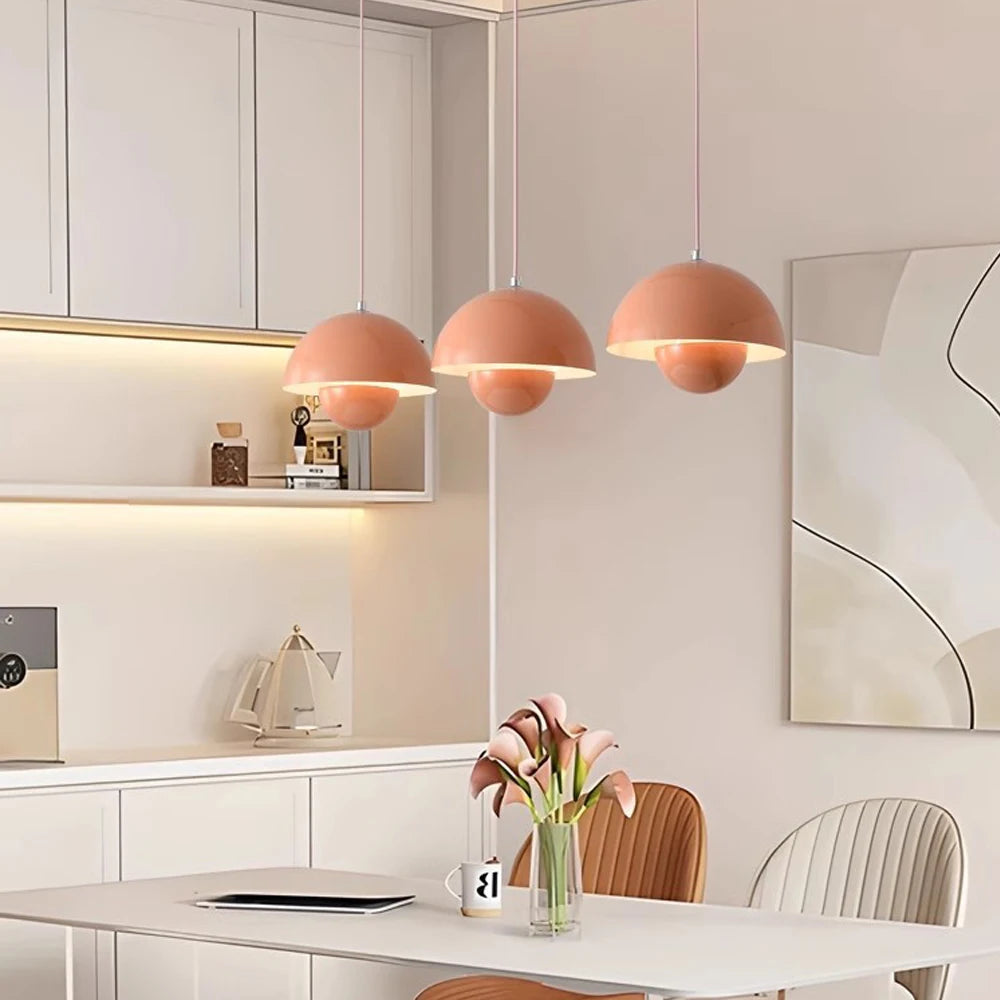 Modern Semicircular Pendant Light