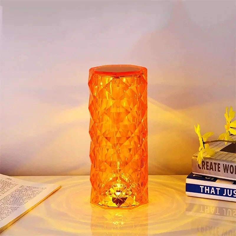 Rose Pattern Portable RGB Lamp