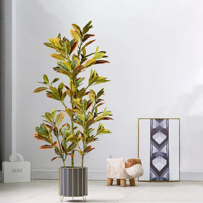 Artificial Tropical Magnolia Leaf Branch