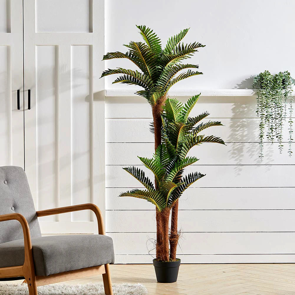 Short Artificial Palm Tree in Pot