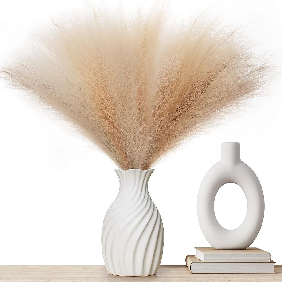 Artificial Pampas Grass Set