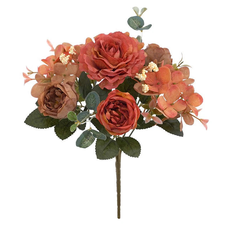 Vintage Silk Rose & Peony Bouquets