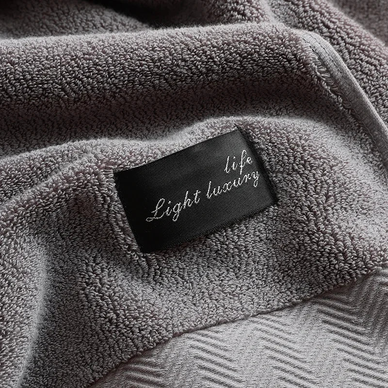 Striped Egyptian Cotton Bath Towel