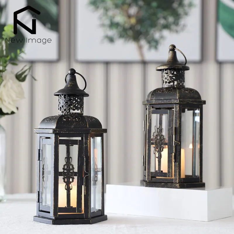 Vintage Nordic Candle Lantern