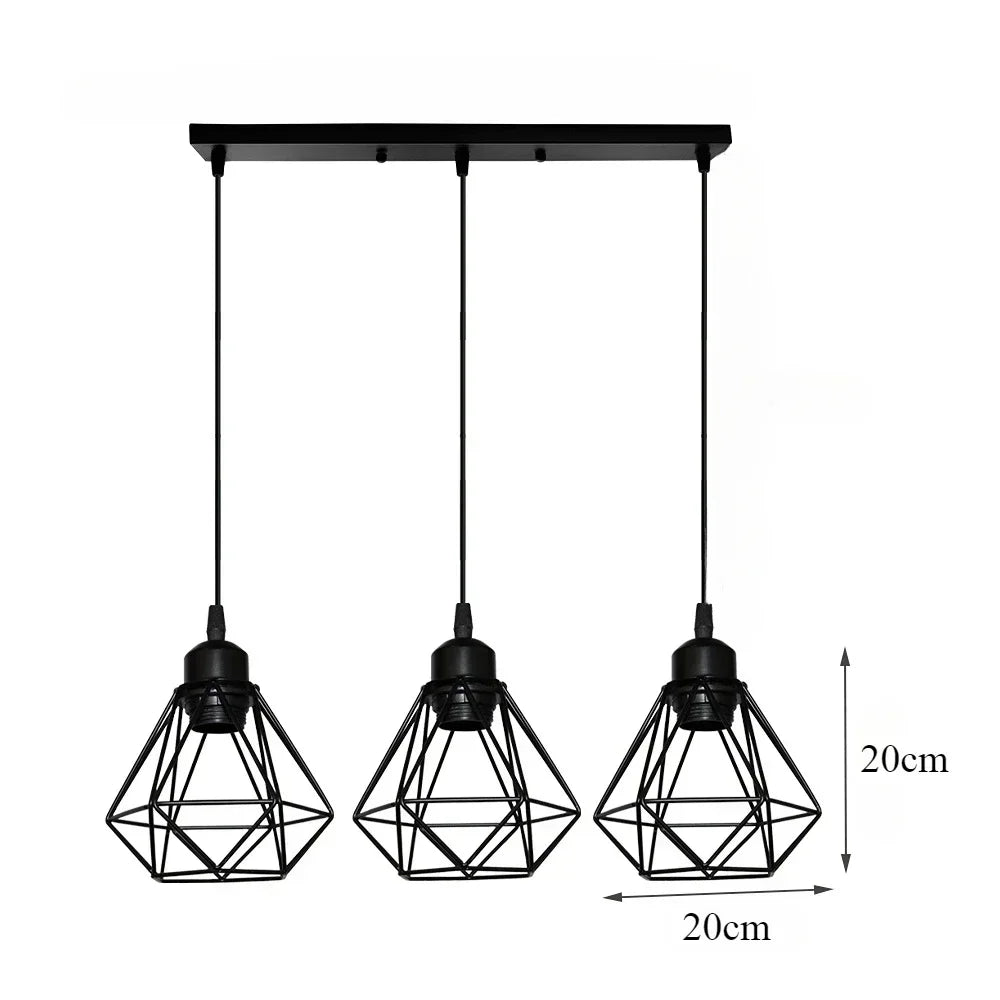 Nordic Single Head Iron Pendant Light
