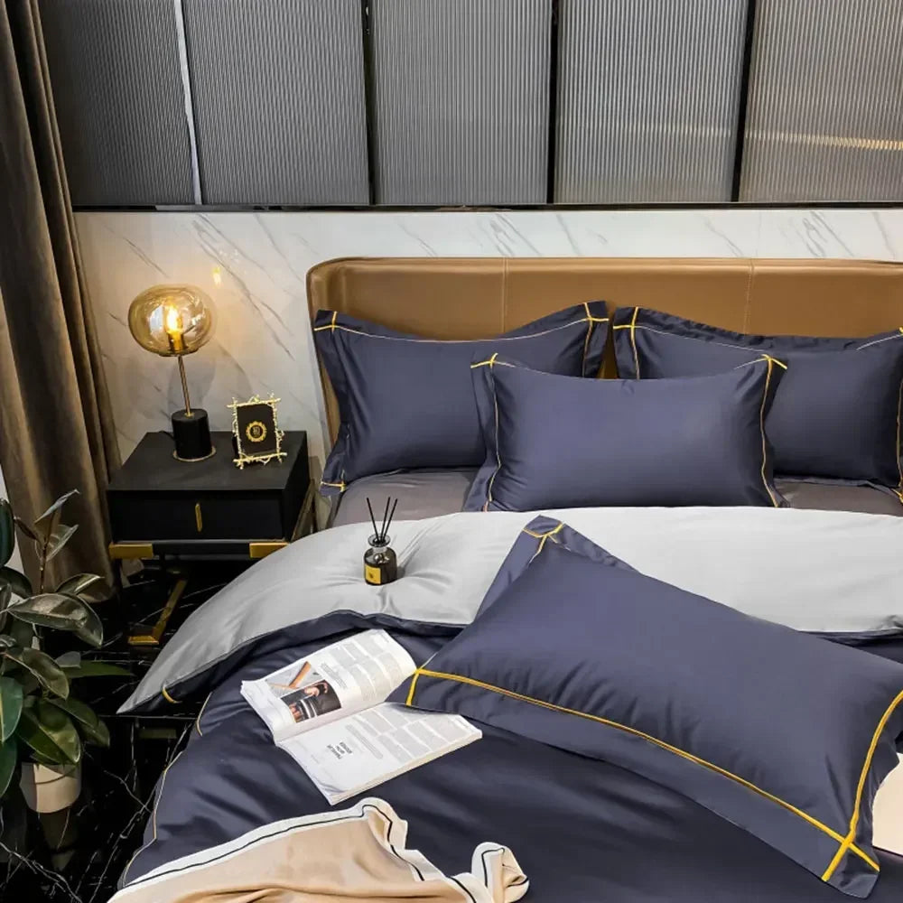 Solid Color Egyptian Cotton Bedding Sets
