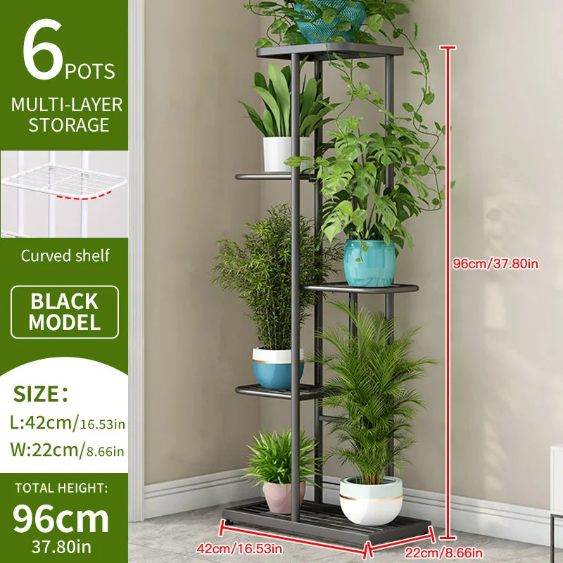 4/5/6 Layer Iron Plant Stand