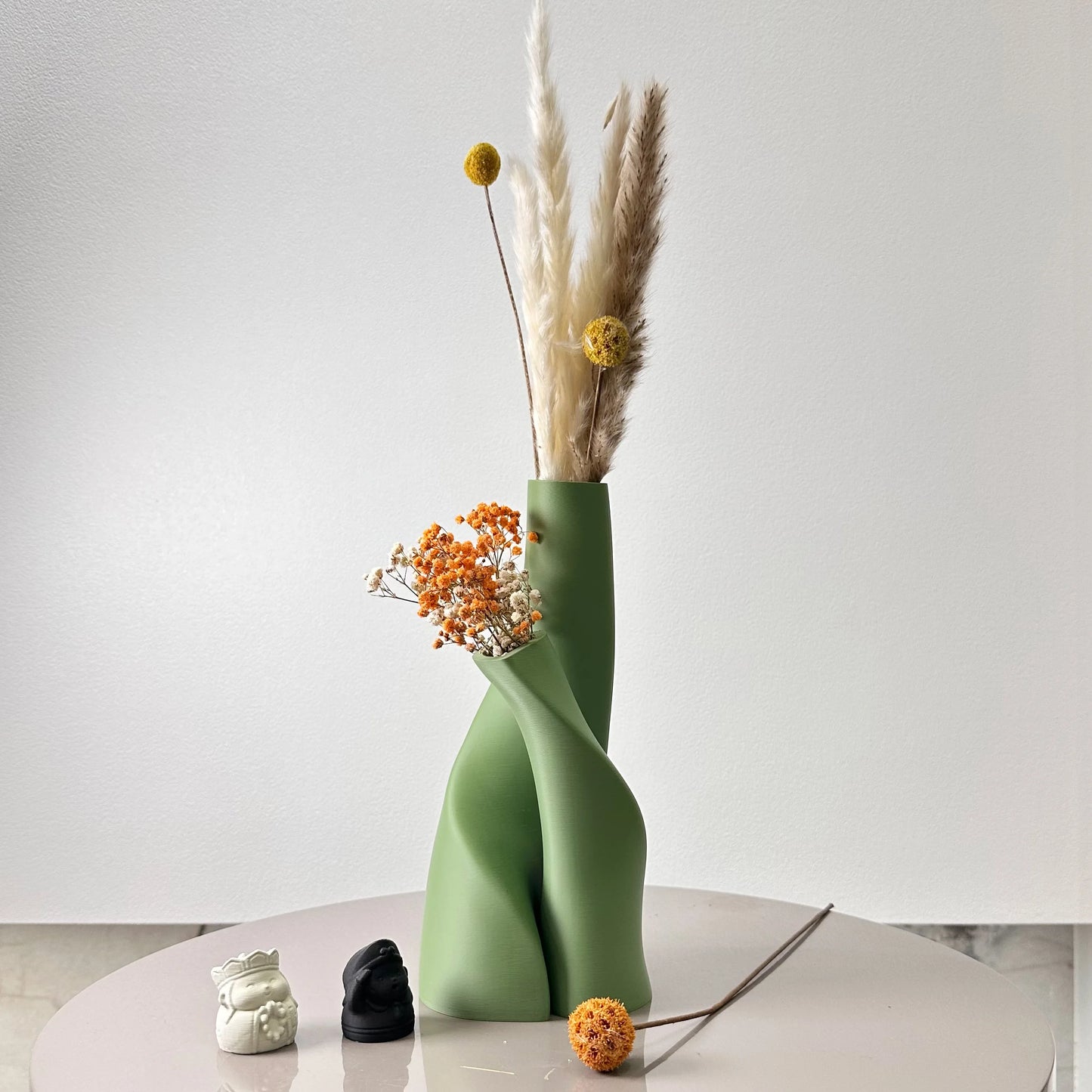 2-Piece Modern Double Vase Set
