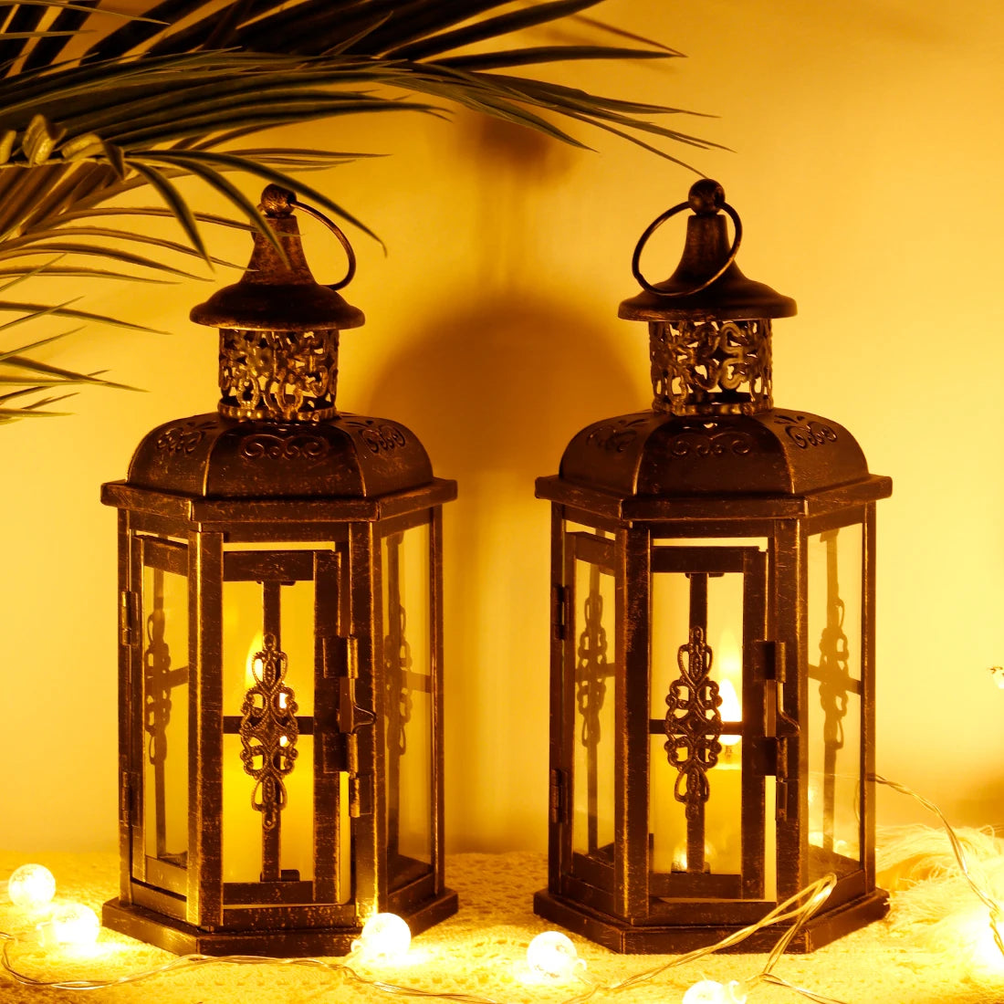 Vintage Nordic Candle Lantern