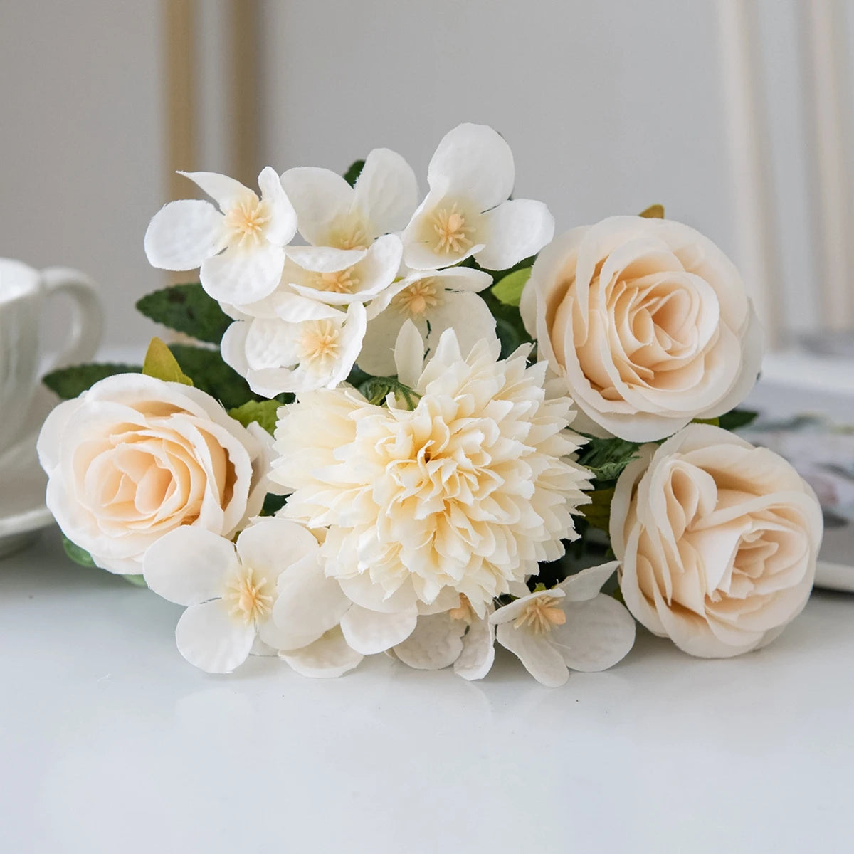 Vintage Silk Rose & Peony Bouquets