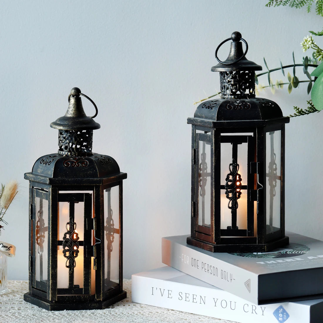 Vintage Nordic Candle Lantern