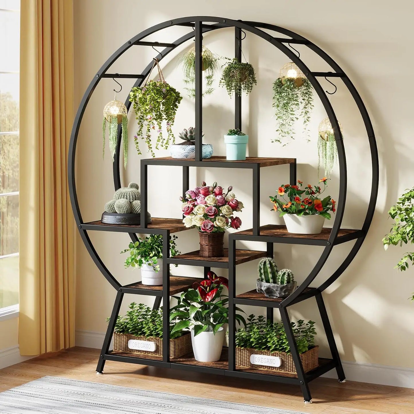 7-Tier Round Indoor Plant Stand