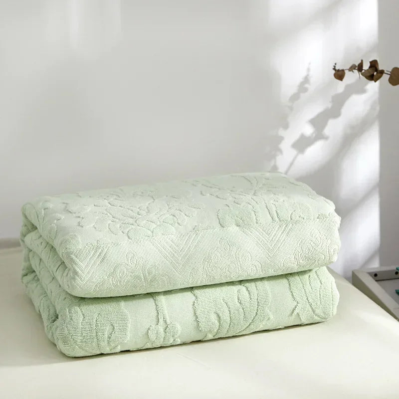 Jacquard Cotton Towel Blanket