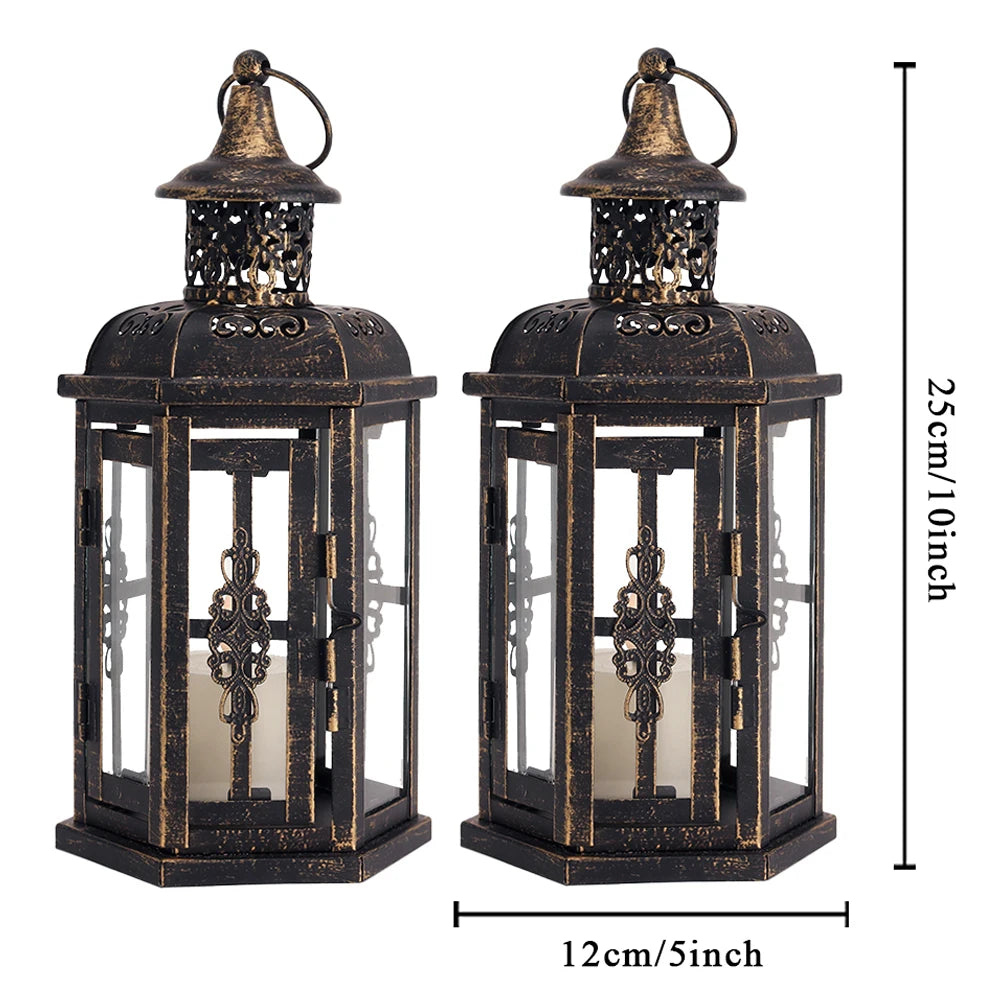 Vintage Nordic Candle Lantern