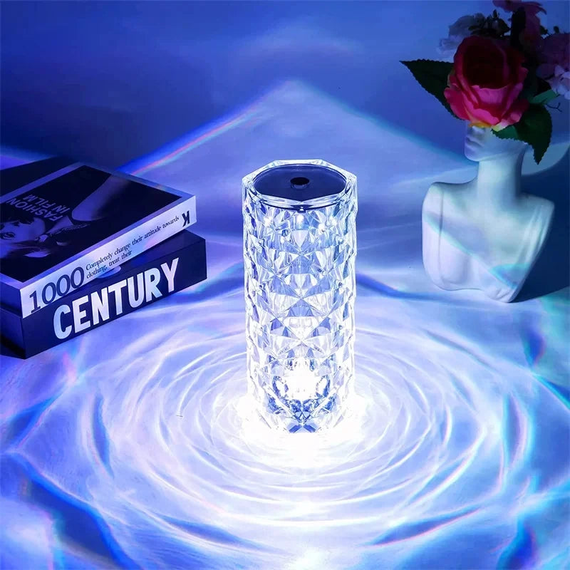 Rose Pattern Portable RGB Lamp