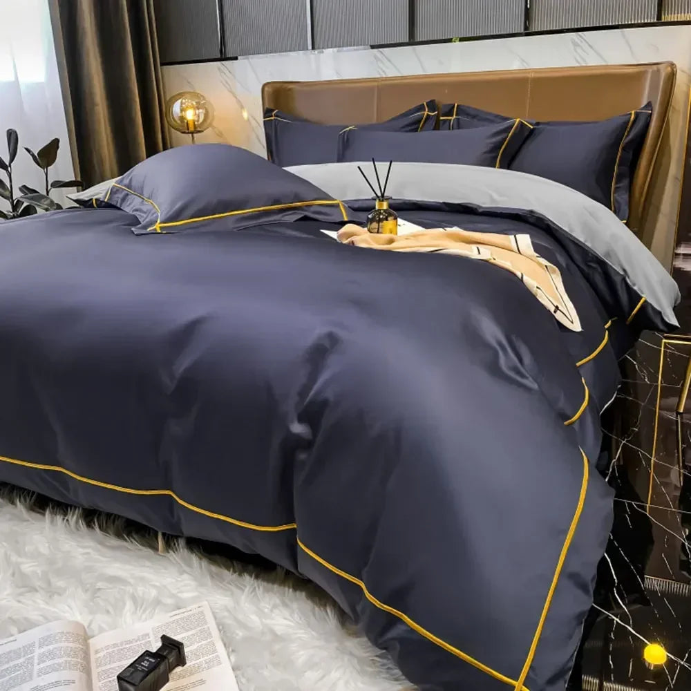 Solid Color Egyptian Cotton Bedding Sets