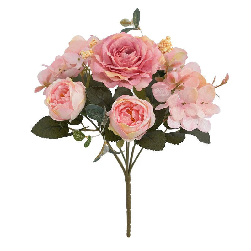 Vintage Silk Rose & Peony Bouquets