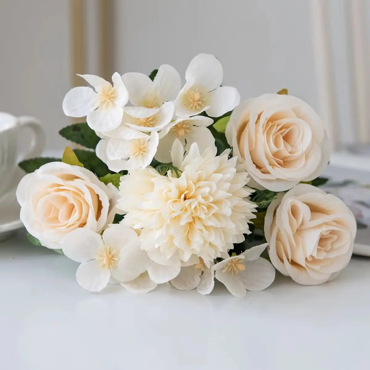 Vintage Silk Rose & Peony Bouquets