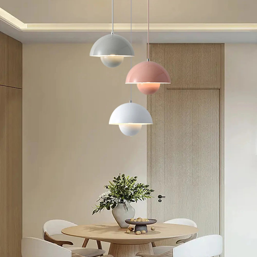 Modern Semicircular Pendant Light