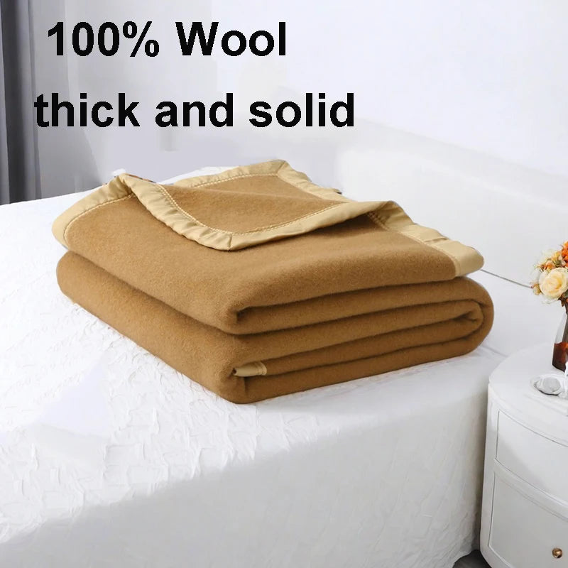 Versatile 100% Wool Blanket
