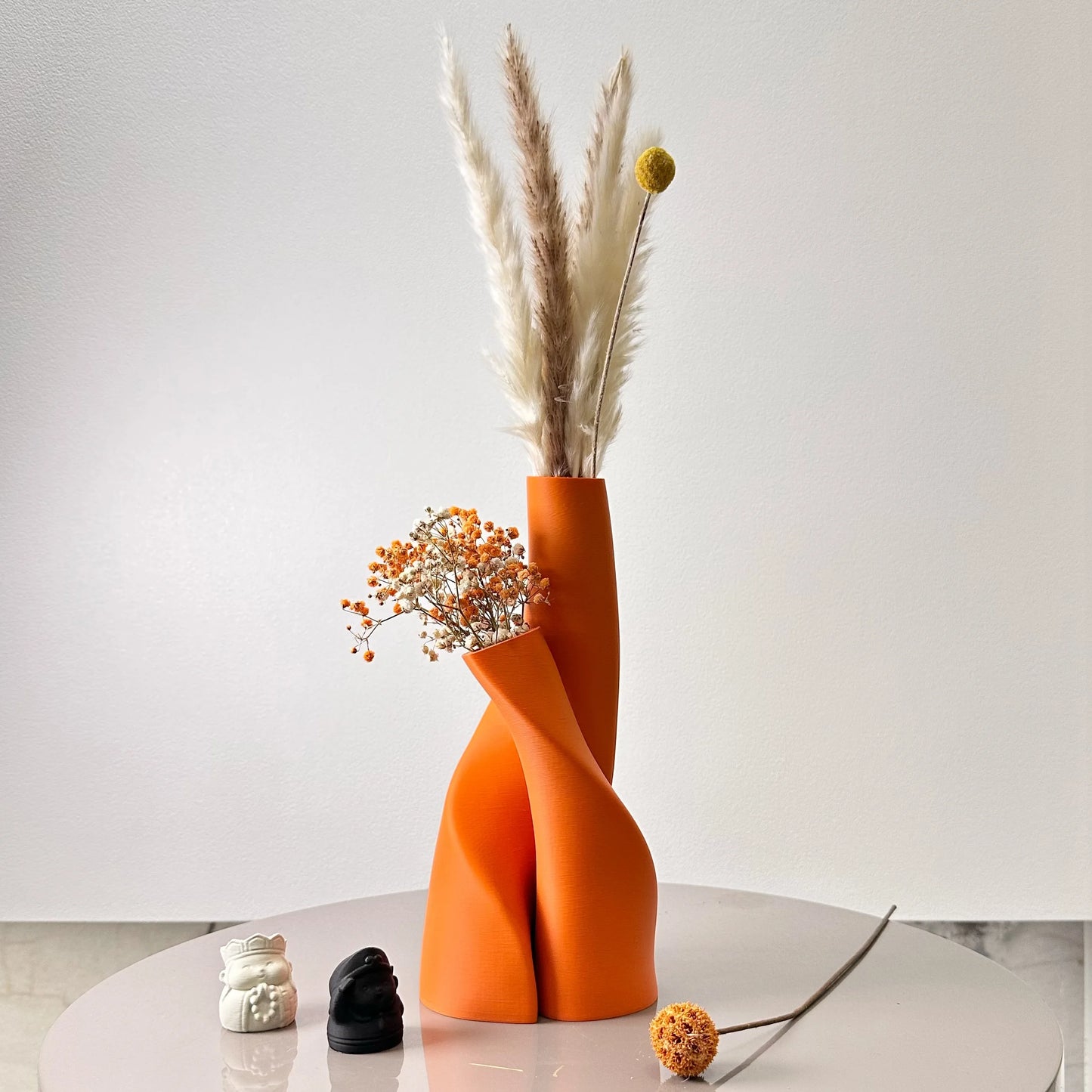2-Piece Modern Double Vase Set