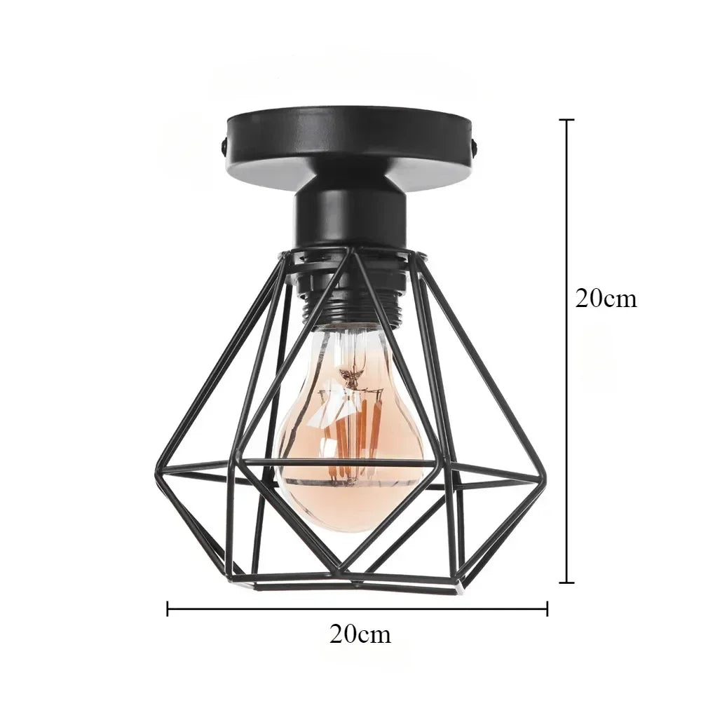 Nordic Single Head Iron Pendant Light