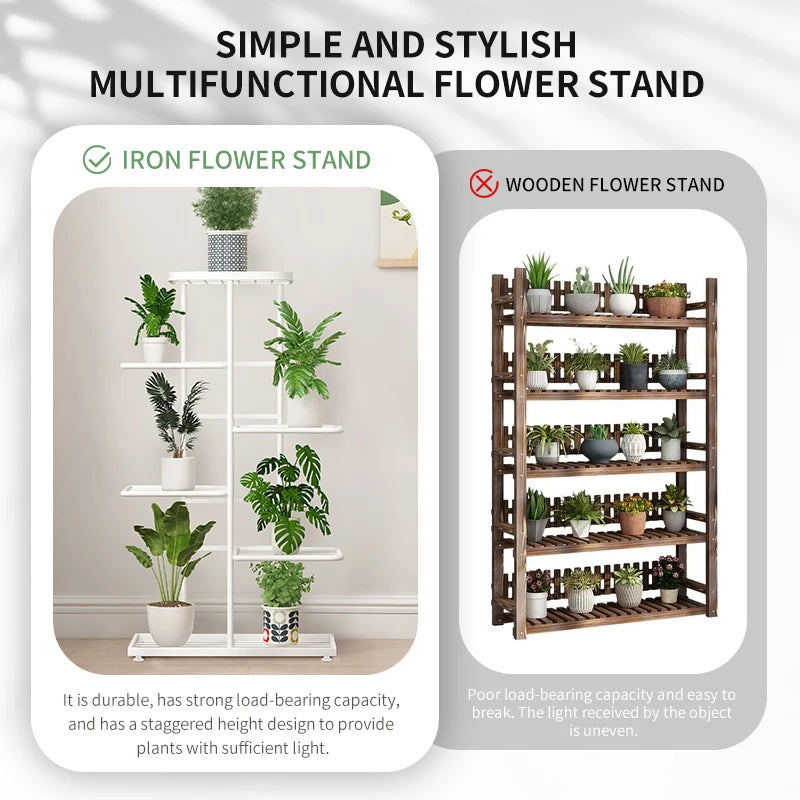4/5/6 Layer Iron Plant Stand
