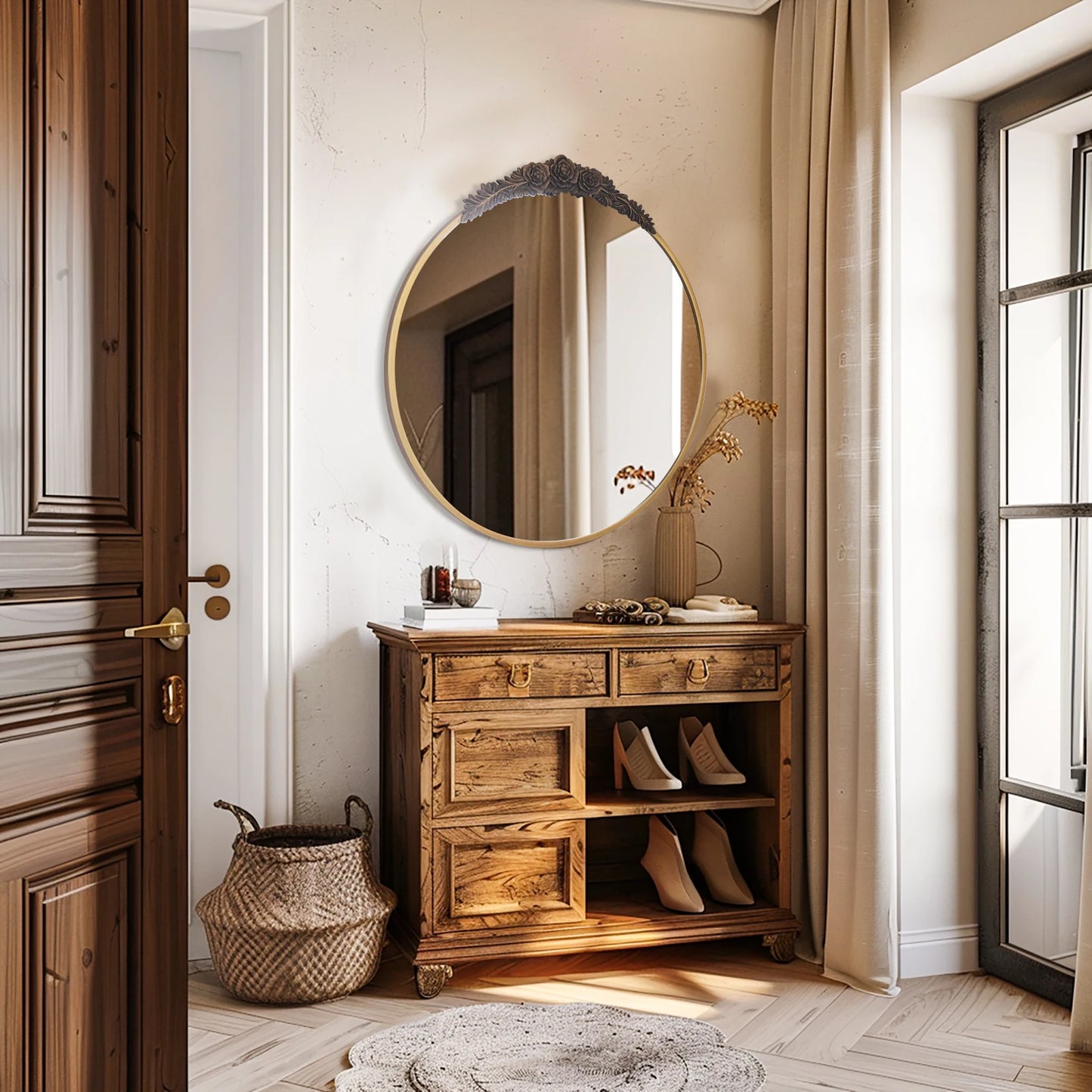 Vintage Baroque Wall Mirror