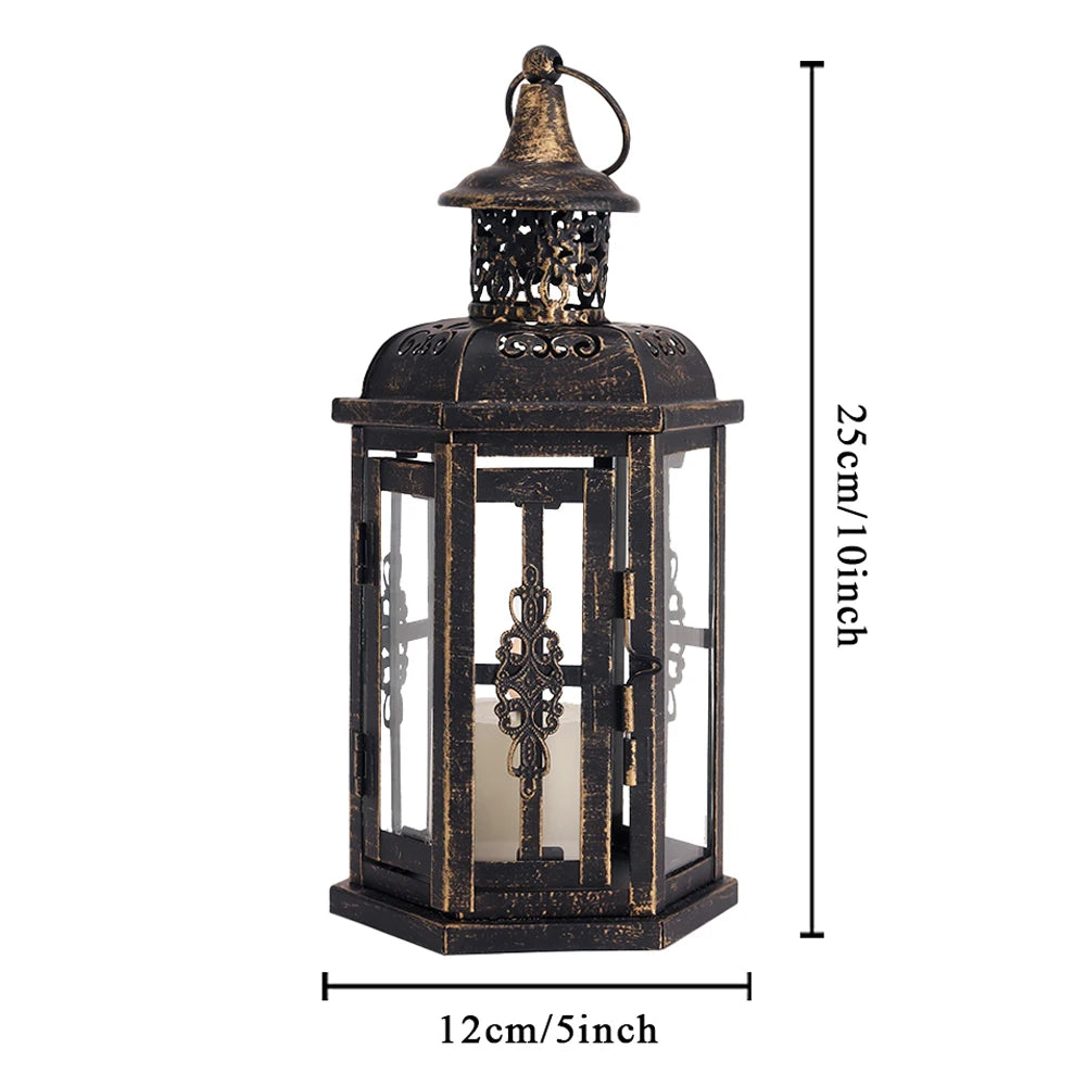 Vintage Nordic Candle Lantern