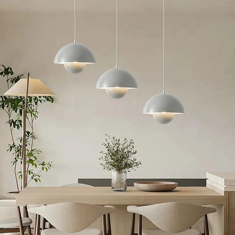 Modern Semicircular Pendant Light