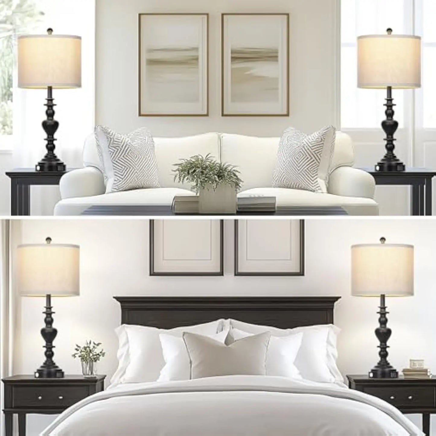 Dimmable Farmhouse Table Lamps