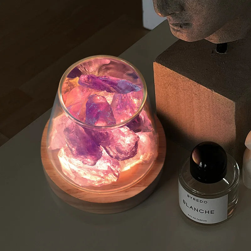 Himalayan Salt Lamp & Oil Diffuser
