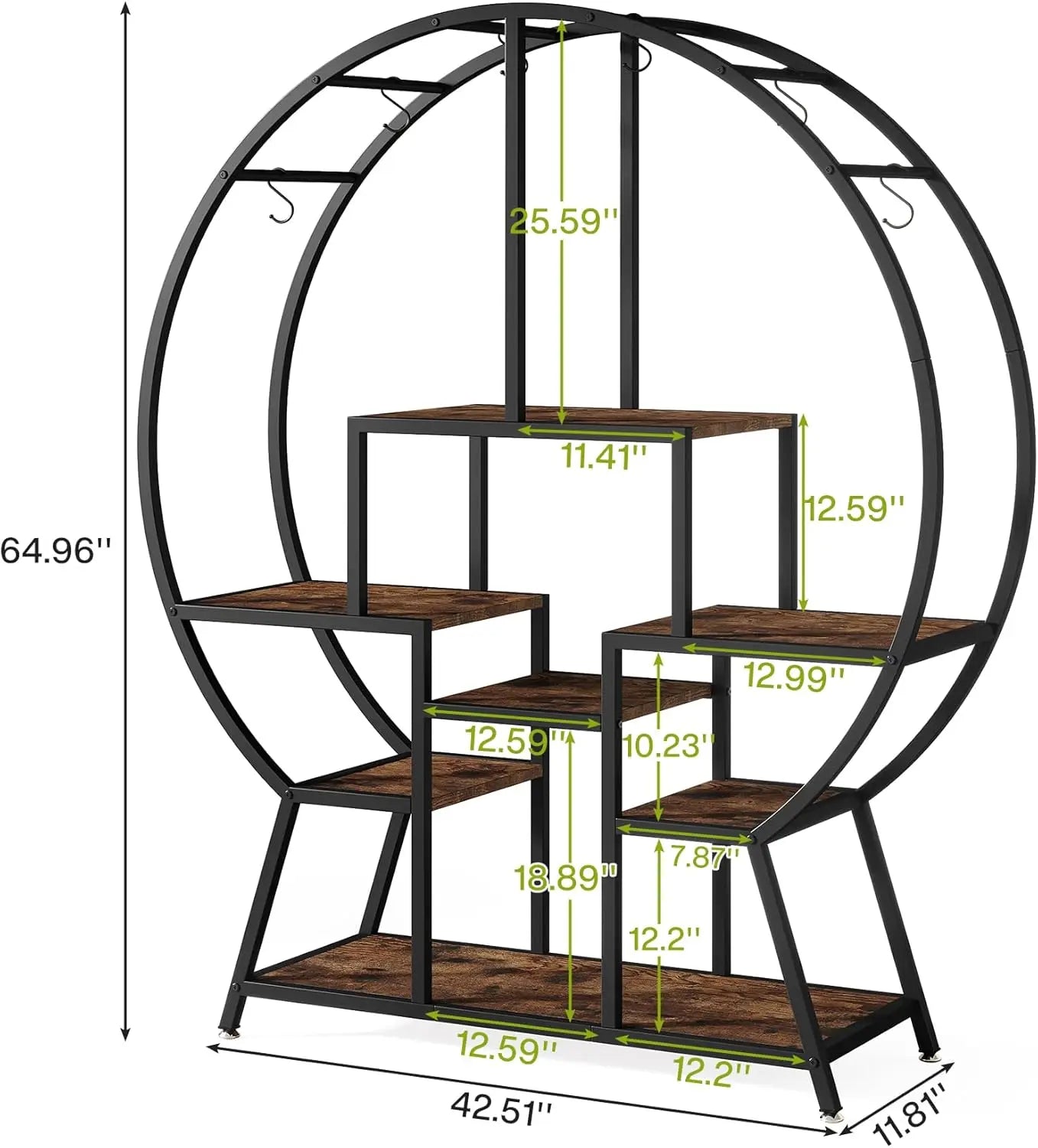 7-Tier Round Indoor Plant Stand