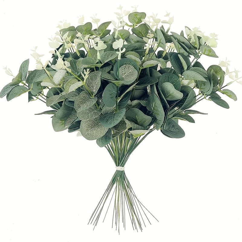 Silk Eucalyptus Leaf Set