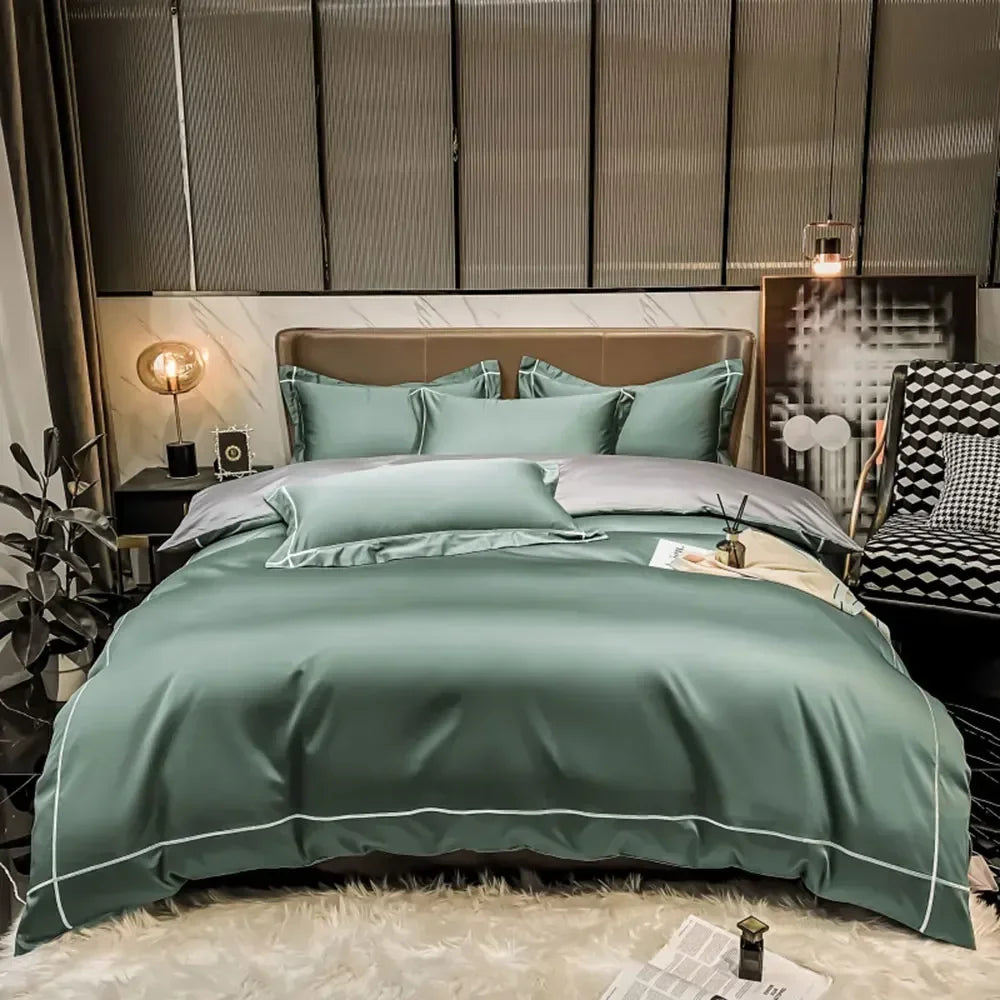 Solid Color Egyptian Cotton Bedding Sets