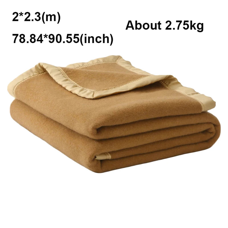 Versatile 100% Wool Blanket